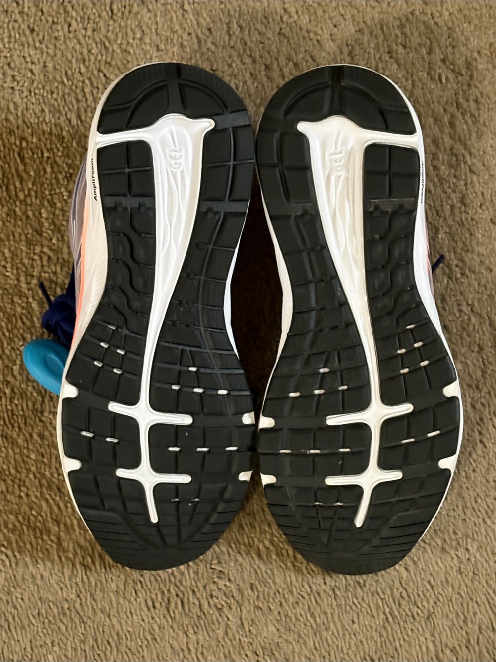 Asics Women's Athletic Shoes in Pink with Navy Detailing - Picture 4 of 7